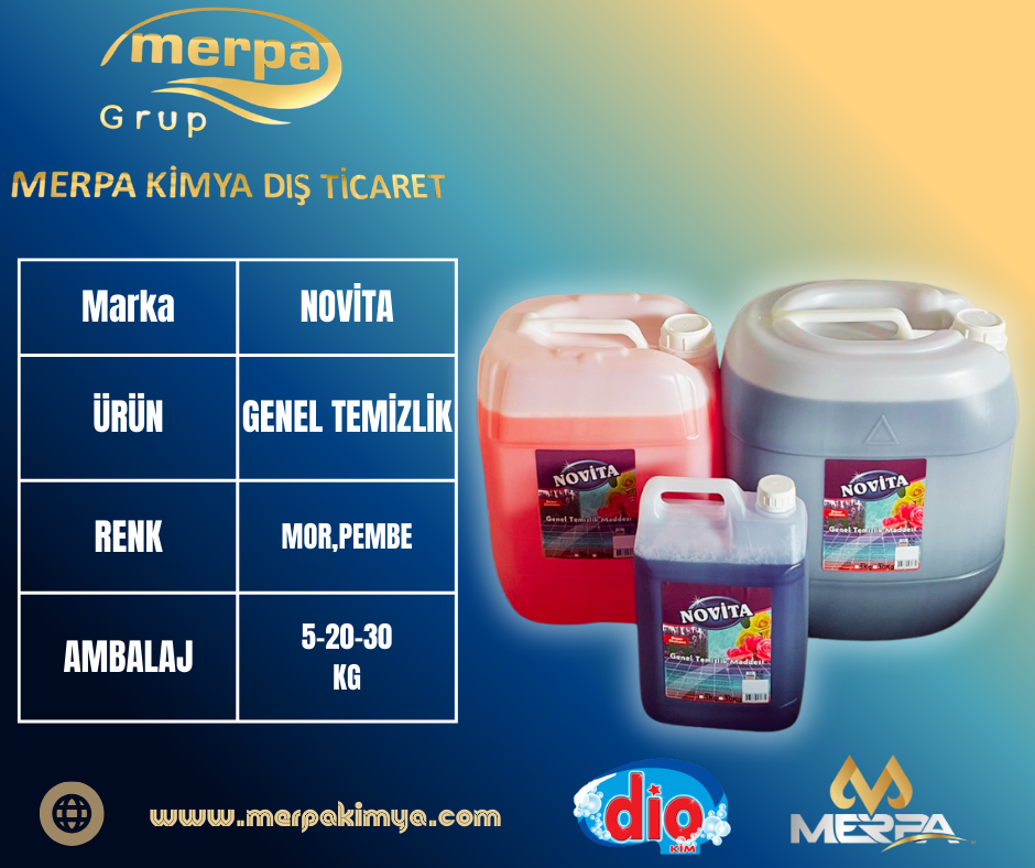 NOVİTA YÜZEY TEMİZLEYİCİ